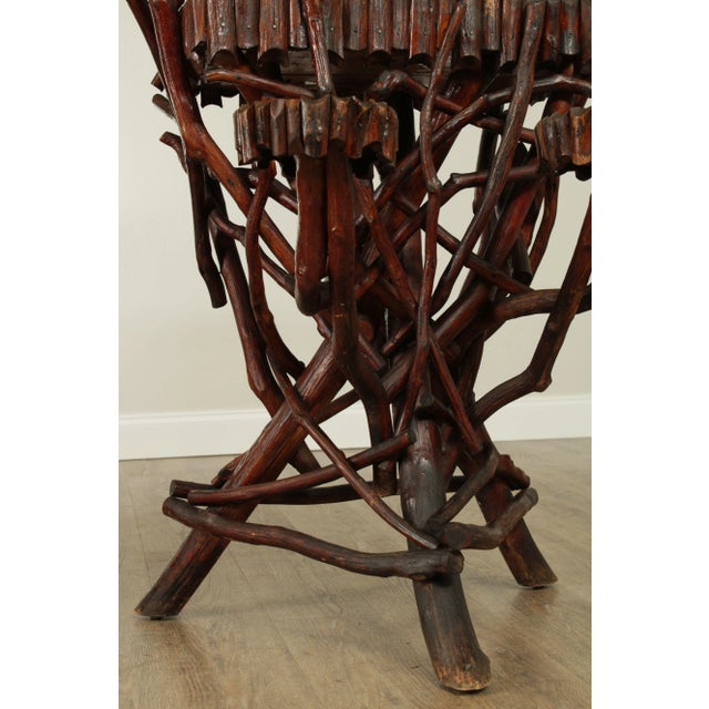 Antique 19th Century 7 Arm Hickory Twig Plant Stand For Sale - Image 12 of 13
