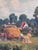 Vintage Original Large Landscape Oil Painting, Signed Countryside Art For Sale - Image 10 of 14