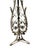 Very large Art Nouveau Athens-style planter High-quality silvered bronze base with floral and acanthus leaf decoration Cut...