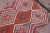 1980s 1980s Rustic Turkish Hand Knotted Ikat Colorful Kilim Rug For Sale - Image 5 of 9