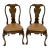 George III Style Burton Ching Burl Walnut Dining Chairs For Sale