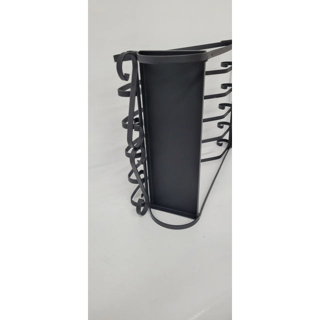 Vintage Metal Wall Shelf Display Spanish Gothic Case Cage Medieval Sconce Style In good condition great to display plants,...