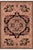 Art Nouveau Medallion 1990's Pak-Persian Black/Pink Wool Rug - 6'2'' X 9'0'' For Sale - Image 9 of 9