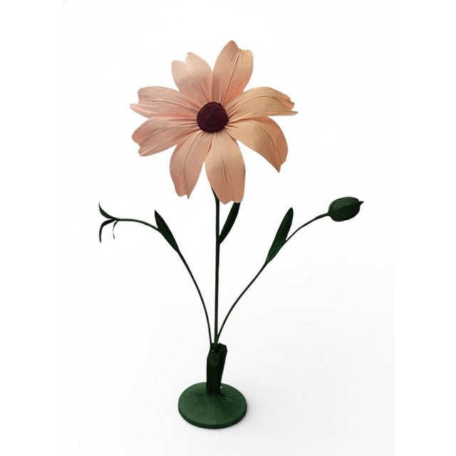 2020s Magnificent Handcrafted Giant Crepe Paper Botanical Sculpture For Sale - Image 5 of 6