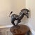 Artist Made Vintage Metal Brutalist Style Zebra Sculpture For Sale - Image 12 of 12