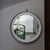 Circular Brushed Metal Mirror attributed to Sergio Mazza for Artemide, Italy, 1960s-1970s For Sale - Image 9 of 14