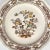 Vintage from the 1940s English Mason's brown and multicolor transferware ironstone platter with scalloped edge probably...