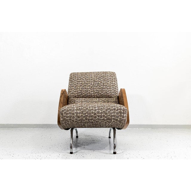 Mid-Century Modern Model 360 Lounge Chair by Janusz Rozanski, Poland, 1950s For Sale - Image 3 of 18