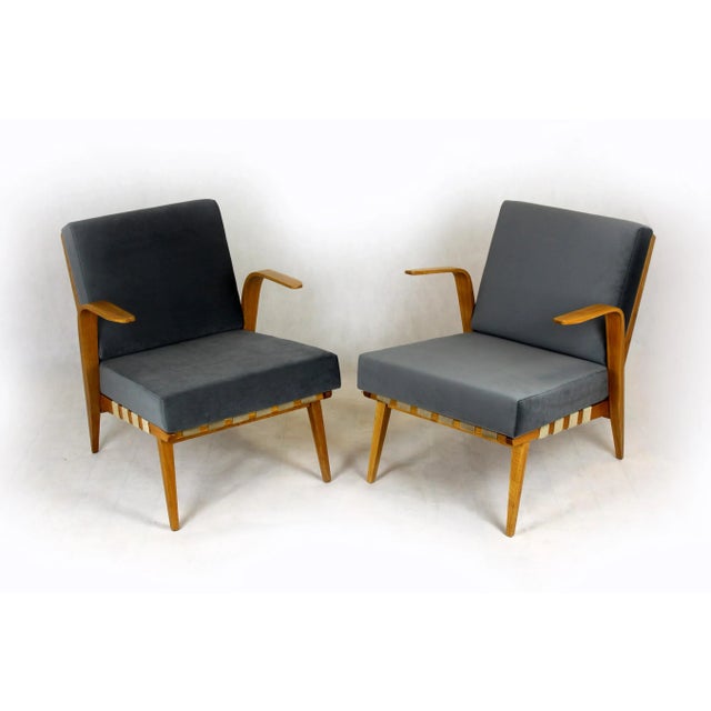 Mid-Century Modern Set of Mid-Century Bentwood Armchairs from Drevozpracujici Druzstvo, 1962 For Sale - Image 3 of 18