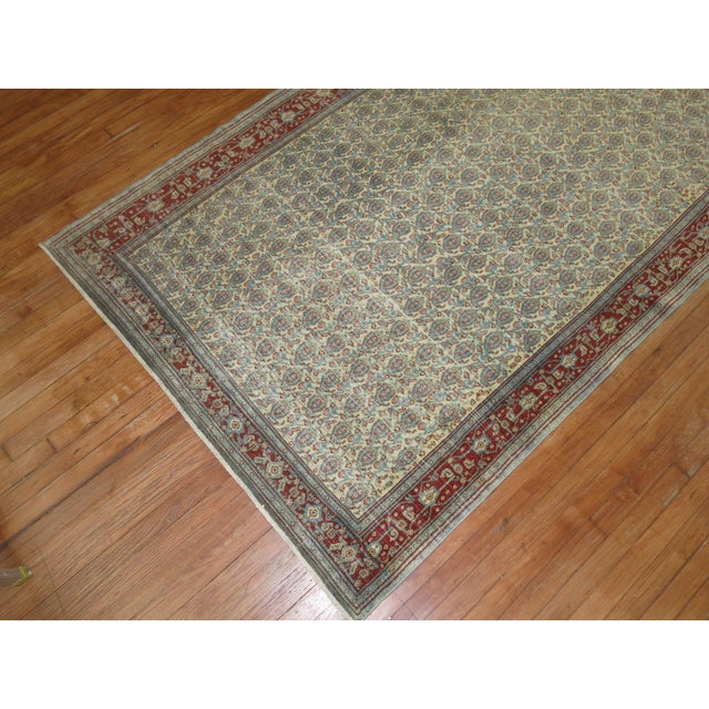 Zabihi Collection Persian Tabriz Paisley Rug For Sale - Image 9 of 11