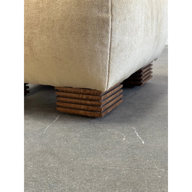 Textile Pancita Ottoman For Sale - Image 7 of 10