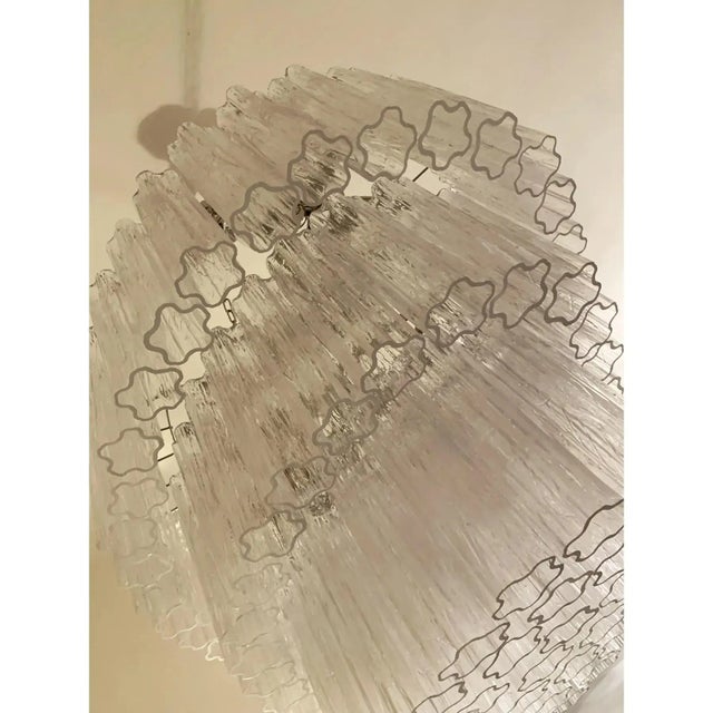 Oval Transparent Tronchi Murano Glass Chandelier by Simoeng for Simoeng For Sale - Image 5 of 12