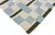 Casa Cosima Handmade Woolen Flat Weave Rug, Cream, Sky Blue and Sage Green Striped Wool Rug - 6'x9' For Sale - Image 4 of 10