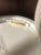 Wood Modern History Home Pair of Covington Round White Drinks Tables With Marble Top For Sale - Image 7 of 7