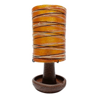 Vintage Table Lamp in Ceramic from Accolay, 1970s For Sale