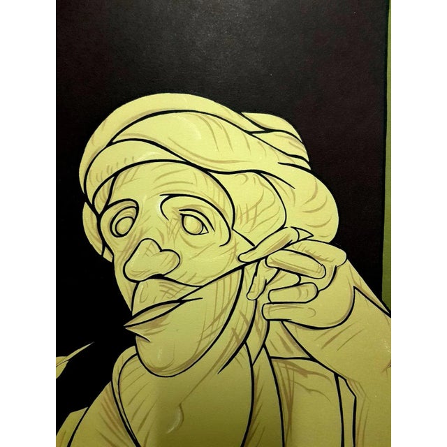 Early 21st Century Valerio Adami - Original Lithograph 1976 For Sale - Image 5 of 8