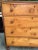 Fine Antique Southern Cherry Wood Chest With Black Walnut Knobs and Turned Feet For Sale In Savannah - Image 6 of 12