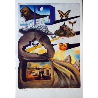 Salvador Dali, Normandie (SNCF, Suite Papillon), Lithograph For Sale