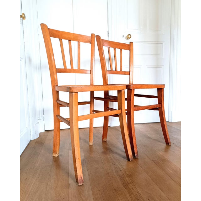 Bistro Chairs from Luterma, 1950s, Set of 2, in Good conditions. Designed 1950 to 1959