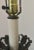 Monumental 40” Mid 20th Century Spanish Revival Barley Twist Candlestick Lamp With Amethyst Finale & Original Foil Metallic Shade For Sale - Image 4 of 13