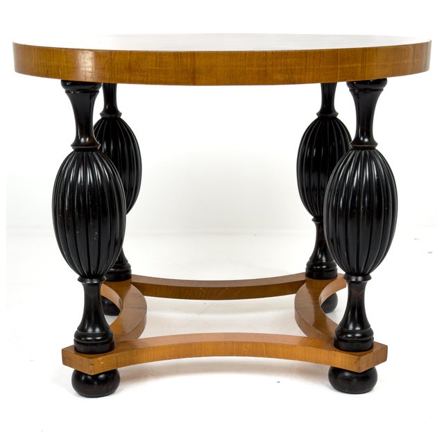 1930s Swedish Grace Marquetry Table by Birger Ekman for Mjölby Intarsia, 1935 For Sale - Image 5 of 10