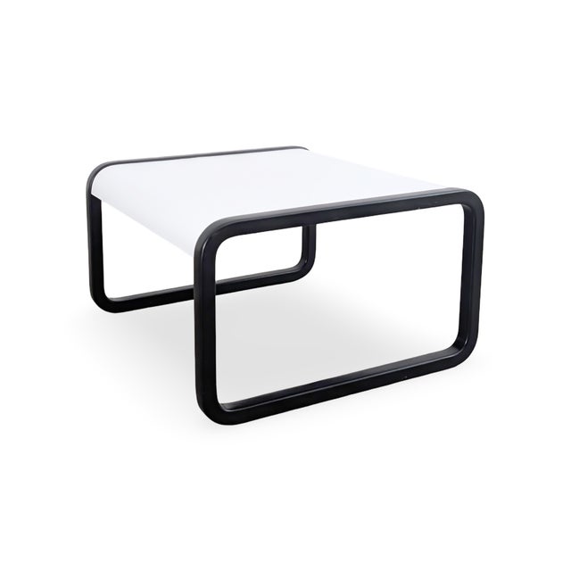 Mid-Century White and Black Coffee Table from Wilkhahn For Sale - Image 6 of 8