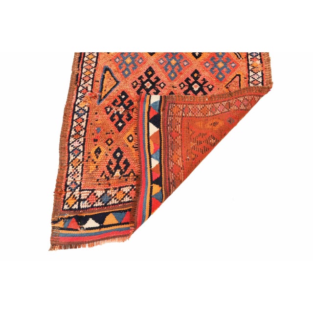 Mid 20th Century Vintage Mid Century Herki Runner For Sale - Image 5 of 7