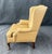 Late 20th Century Tan Leather Wingback Arm Chair For Sale - Image 4 of 12