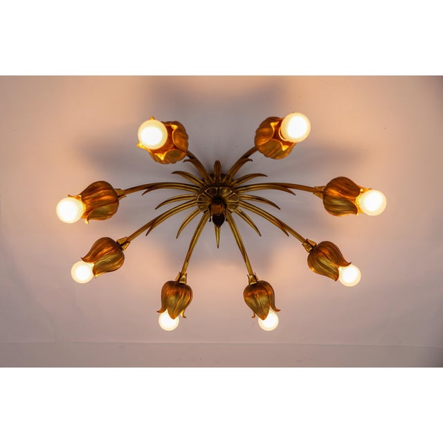Vintage Bronze Flush Mount from Koch Söhne, 1960s For Sale - Image 6 of 13