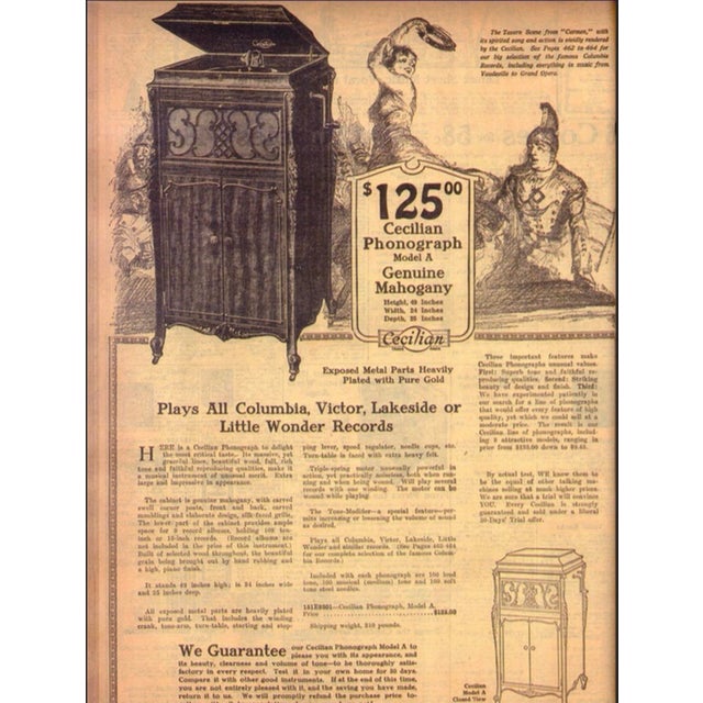 A piece of history… this 1906 Victrola phonograph has been given a new life. Cecilian Victrola that has been converted to...