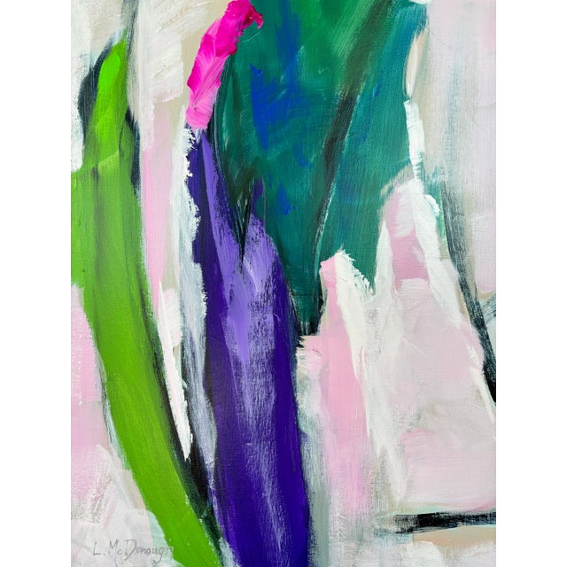 Contemporary “Sometimes Magic Happens“ Original Abstract Expressionist Painting by Linda McDonough For Sale - Image 3 of 12