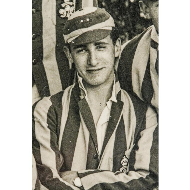 Wood 1920s Classic Framed Photograph English Cricket Sports Team Uniform Portrait Wall Home Decor For Sale - Image 7 of 13