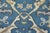 Oushak Runner 2’7” X 10′ Blue Wool Tribal Hand-Knotted Oriental Rug For Sale - Image 4 of 13