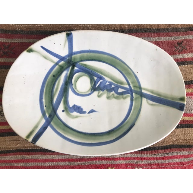 Mid 20th Century 1960s Modernist Ceramic Bowl, Signed For Sale - Image 5 of 7