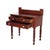 Antique Sheraton Cherry & Tiger Maple 3-Drawer Server C1830 For Sale - Image 11 of 15