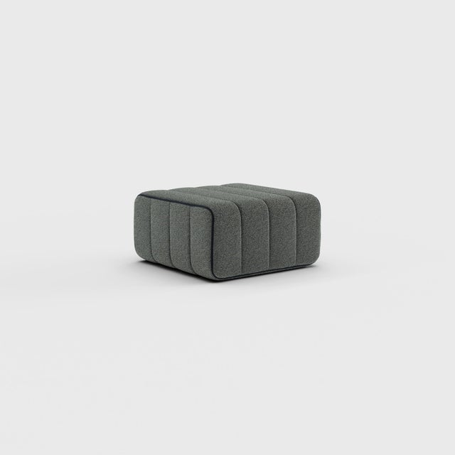 Contemporary Sera Fabric Pouf Single Module Sofa by Ambivalenz For Sale - Image 3 of 7