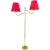 Mid-Century Brass Floor Lamp with 2 Arms attributed to Josef Frank, Austria, 1950s For Sale - Image 11 of 11