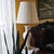 Vintage Paul Hanson White Porcelain Table Lamp on Brass Pagoda Base, Usa For Sale - Image 12 of 18