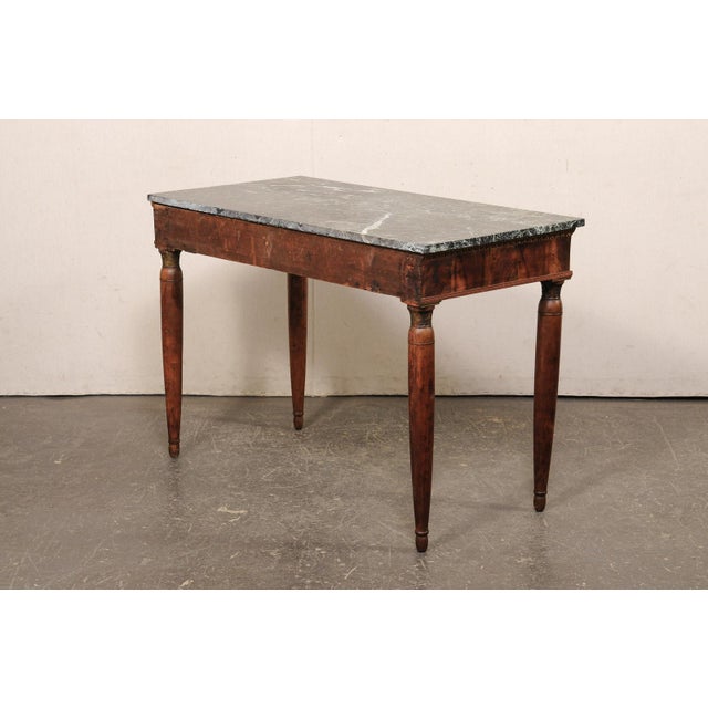 Early 19th C. French Marble Top Console For Sale In Atlanta - Image 6 of 12