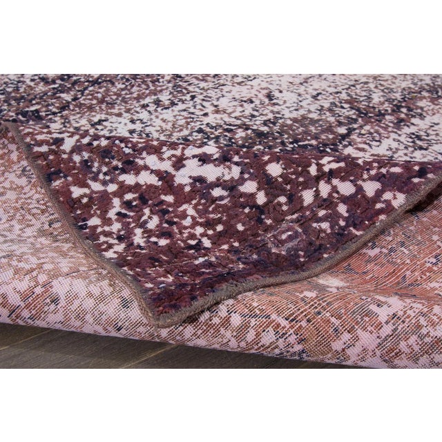 Mid 20th Century - Vintage Overdyed Rug For Sale - Image 4 of 7