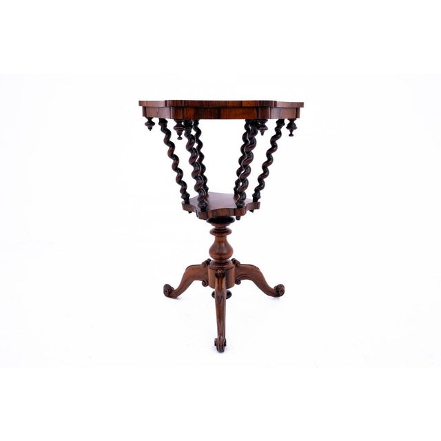 Inlaid Side Table, France, 1880s, in Restored conditions. Designed before 1890