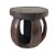 This gorgeous low-rise wood stool was expertly hand-carved from one single piece of solid wood by the Baga tribe of...
