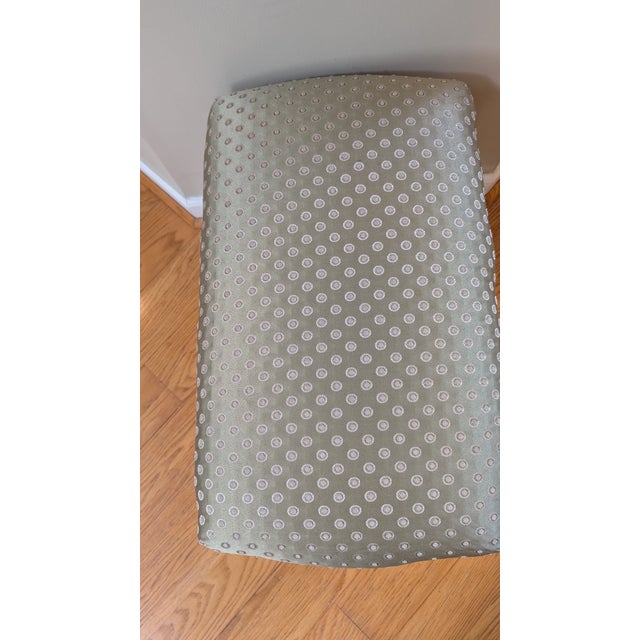 Wood 1980s Vintage Louis XV Style Bench/Footstool With Cabriole Legs For Sale - Image 7 of 7