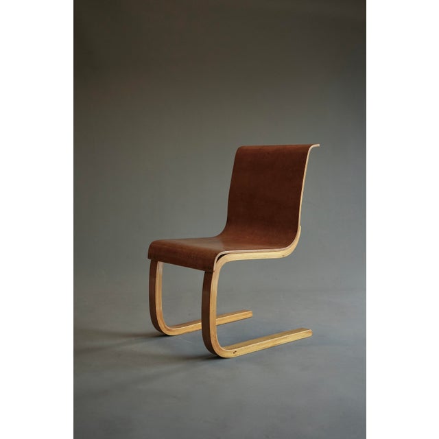 Vintage Model No.21 Chair with Karelian Birch Seat by Alvar Aalto, 1933 For Sale - Image 6 of 18