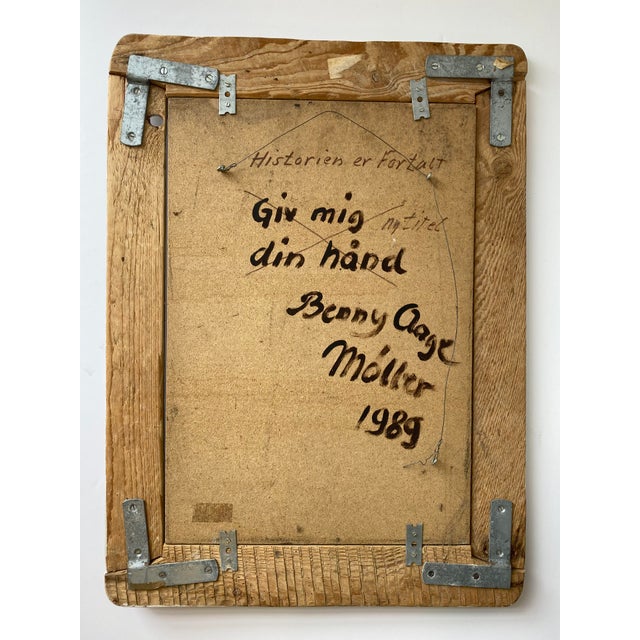 Wood 20th Century Danish Abstract Assemblage Wall Sculpture For Sale - Image 7 of 8