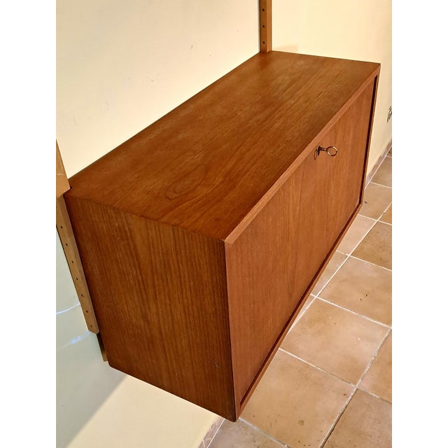 Mid-Century Scandinavian Wall-Mounted Secretary Desk by Kjell Riise, 1960s For Sale - Image 11 of 18