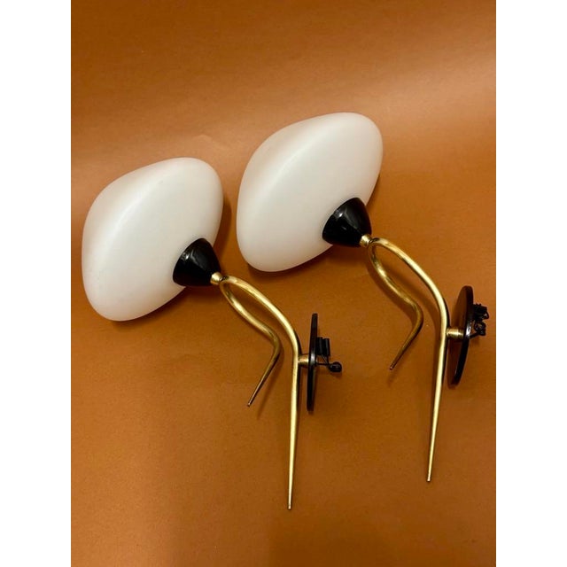 Mid-Century Modern Wall Lights from Lunel House, France, 1950, Set of 2 For Sale - Image 3 of 7