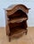 1950s Spanish Carved Wood Open Shelf With Floral Decoration For Sale - Image 4 of 13