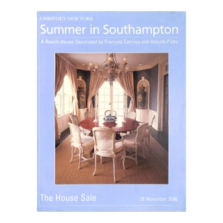 Summer in Southampton, a Beach House Decorated by Francois Catroux and Alberto Pinto - 28 November 2006 Christie's New York For Sale