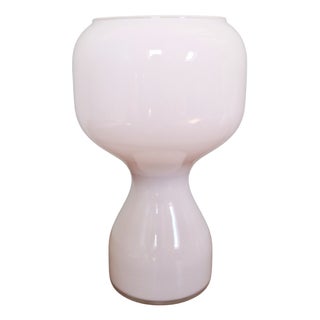 White Opaline Table Lamp from Massive, 1960 For Sale